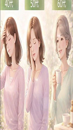 【更年期は年代で違う｜40代50代60代の症状と対策】