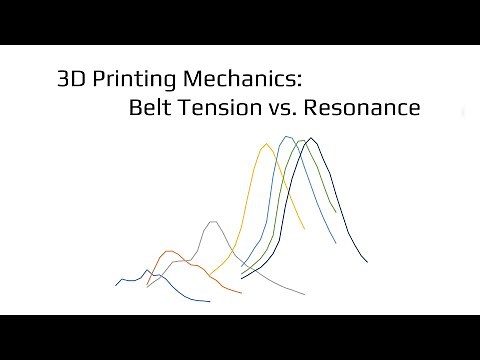 3D Printer Mechanics: Belt Tension and Resonance