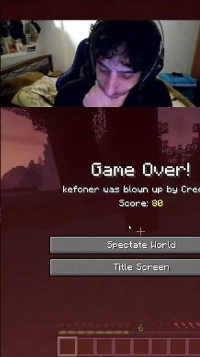 Minecraft Creeper Explosion: The MOST Annoying Way To Lose! #shorts