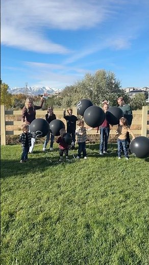 Baby Number 8 is a…🩵🩷 #genderreveal #pregnancy #bigfamily