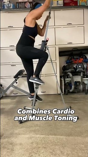 Super Fun and Effective Workout! MaxiClimber Vertical Climber Workout. Sweat it out! #homeworkout