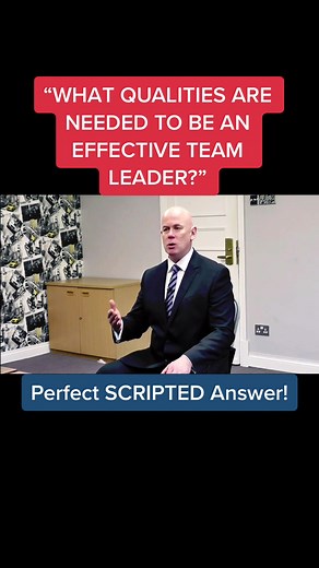 WHAT QUALITIES ARE NEEDED TO BE AN EFFECTIVE TEAM LEADER? Interview Question and Answer #interviewquestions #interviewtips #jobinterview