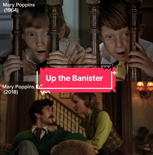 Mary Poppins Up the Banister comparison: Julie Andrews vs Emily Blunt