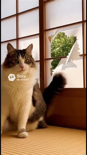 【猫の日常】ズボッと