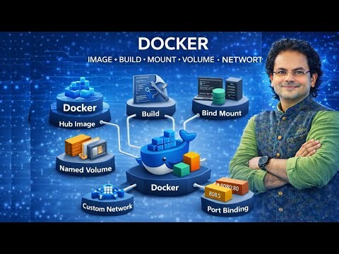 Docker Compose Full Tutorial | LAB-10 | Bind Mount + Volume + Network + Healthcheck | Real Project