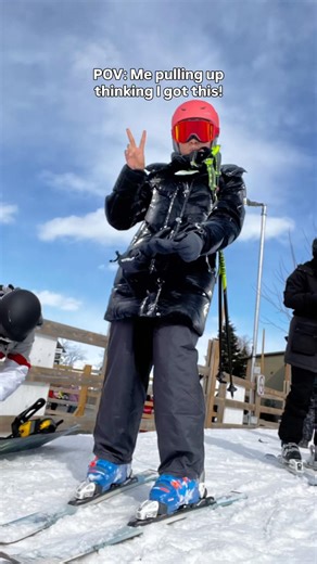 My First Time Skiing ⛷️