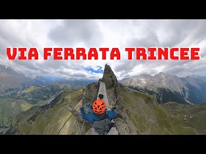 Via Ferrata Delle Trincee Dolomites + WWI Tunnels & Great Climbing!