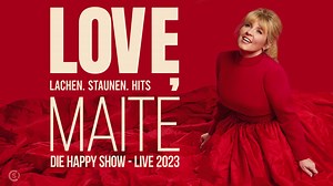 Endlich! Maite ist wieder da! Sei live bei einem der fünf Konzerte in ausgewählten Arenen im November 2023 unter dem Motto „Love, Maite“ dabei. Jetzt Tickets sichern! | Maite Kelly