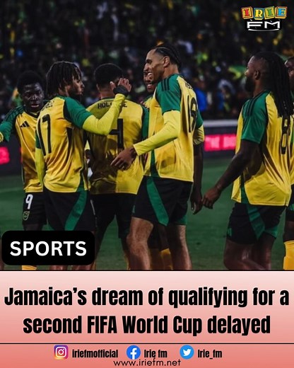 Jamaica’s dream of automatically qualifying for a second fifa World Cup was shattered last night at the National Stadium in front of a bumper crowd. This after they were held to a goal less draw by visitors and group B’ opponents Curacao, who created history in becoming the smallest nation to qualify for the FIFA World Cup. The visitors who needed only a draw got just that, and won the group on 12 points with the tie, and advanced to the 2026 Edition of the World Cup, which will be played in the