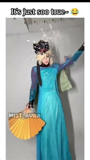 it's just soo funny~ 😂 #funny #demonslayer #anime #douma #elsa #samesamebutdifferent #MIST_AURA