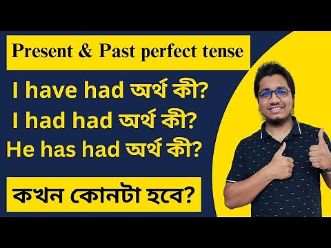 Have had, Has had & Had had || Present perfect, Past indefinite & Past perfect tense in English
