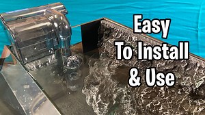 Watch Adjustable Flow Waterfall Filter with Self-Priming Pump on Amazon Live