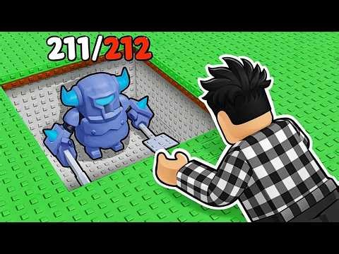 FIND ALL 212 CLASH ROYALE IN ROBLOX... (All Characters)