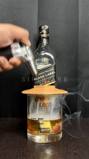 Black Label Red grapes Infused #whisky #cocktail #drink