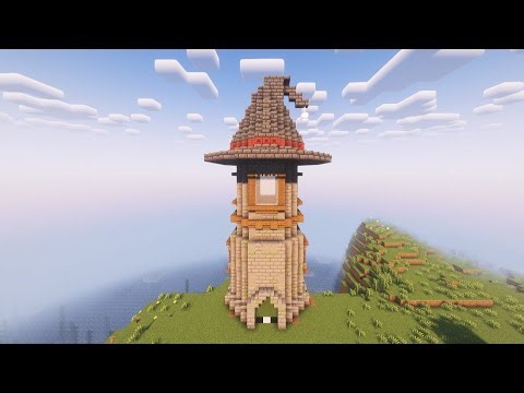 Minecraft: How To Build A Wizard's Tower Tutorial
