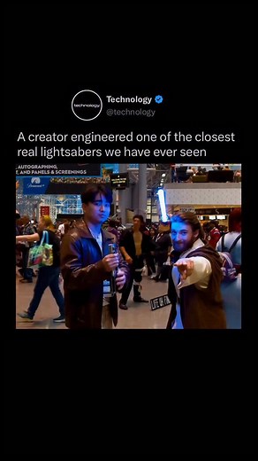 A recent engineering graduate from Olin College @herotech.engineering, in Massachusetts has built a real working lightsaber prototype with a retractable illuminated blade powered by high intensity LEDs, compact motors, and a precisely guided internal extension system. The design uses a flexible LED strip pushed beyond standard voltage inside a custom telescoping mechanism that extends and retracts smoothly from the hilt, giving the glowing blade structure and stability without relying on CGI or 