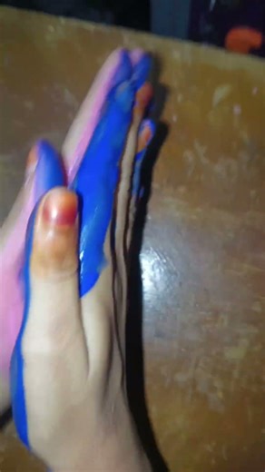 Pink colour and blue color mixing Japanese song #pleasesubscribe #storts