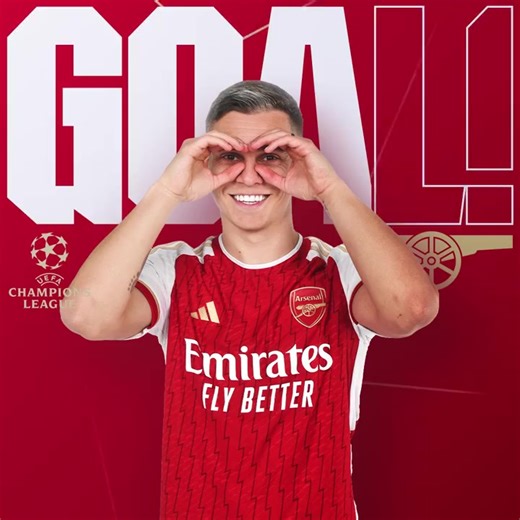 Goal Trossard 1-0 Arsenal 1-1 agg | Arsenal TV Online Livestream