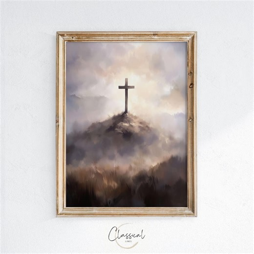 The Holy Cross Print, Abstract Christian Art (digital Download) - Etsy Canada