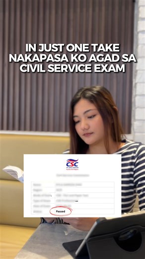 Passed the Civil Service Exam in One Take!