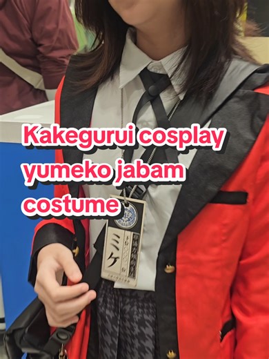 Kakegurui Yumeko Jabami Cosplay Costume for Women