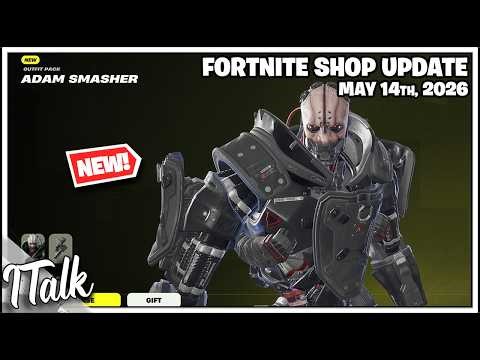 Fortnite Shop *NEW* ADAM SMASHER SKIN, EMOTE AND MORE! [May 14th, 2026] (Fortnite Chapter 7)
