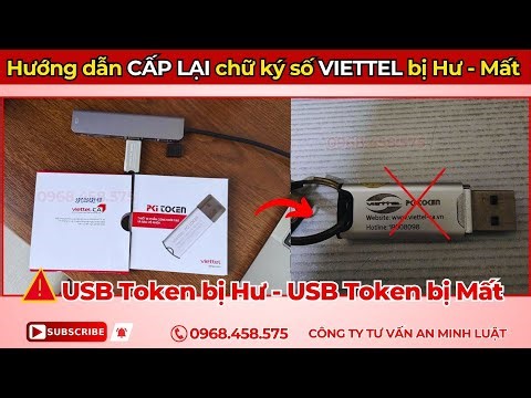 ❌Reissue - Buy back (USB Token) VIETTEL digital signature (Damaged / Broken / Lost)