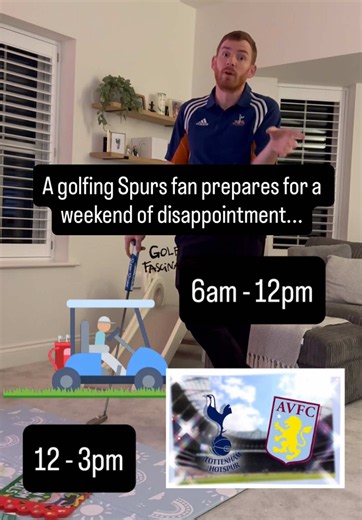 A lack of good shots incoming #golf #coys #football #marriedlife #jokes