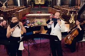 Vavilov/Caccini: „Ave Maria“ arranged by Stefan Stanciu for two pan flutes and strings. We performed this beautiful piece three days ago @ Stift Lilienfeld together with the wonderful musicians of Varga Quartett Wien. Thank you for these moments! The full version will be available soon on YouTube. | Andreea Chira