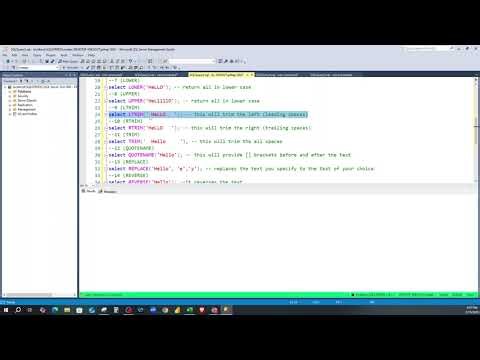 15 Substring Functions in SQL in less than 15 minutes