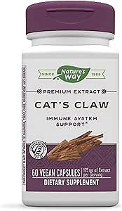 Nature's Way Standardized Cat's Claw Extract, 175 mg per serving, 60 Capsules