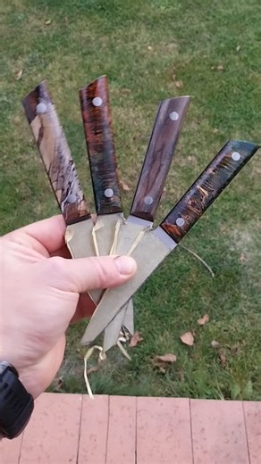 Už začínají vypadat k světu - čepel 9 a 10 cm👌🔪 | Kudrna works - ručně vyráběné nože