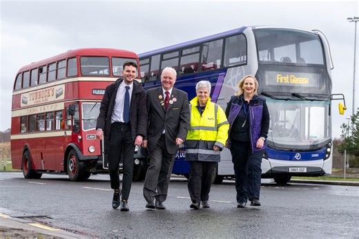 First Bus celebrates 100 years in Lanarkshire with introduction of 6 new services