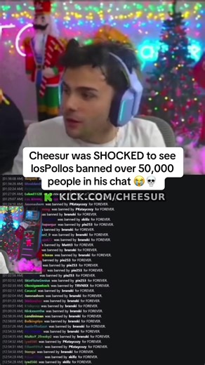 Cheesur Reacts to losPollos Banning Thousands of Users