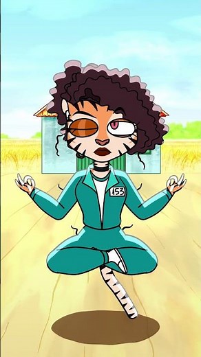 Tiktoker playing Squid Game 3 // Rocky Rakoon Animation Meme #Shorts #tiktok #viral #trending #funny