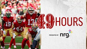 One at a time! Go inside the 49ers Super Wild Win on this week's 49 Hours presented by NRG Energy. | San Francisco 49ers