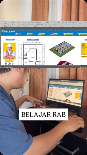 Andrial Imran | Bicara Rumah on Instagram: "Dibuat khusus untuk kamu yang benar-benar mulai dari awal mau tau cara hitung RAB dari NOL. Di sini kamu akan belajar: ✅ Fundamental RAB ✅ Membuat WBS ✅ Memahami AHSP ✅ Hitung volume & kebutuhan material ✅ Hitung tenaga kerja ✅ Sampai membuat Kurva S Semua dijelaskan langkah demi langkah pakai contoh kasus nyata. Kalau kamu serius mau upgrade skill supaya lebih siap di dunia proyek, ➡️ Silakan gabung sekarang. KOMEN “SKILLRAB”"