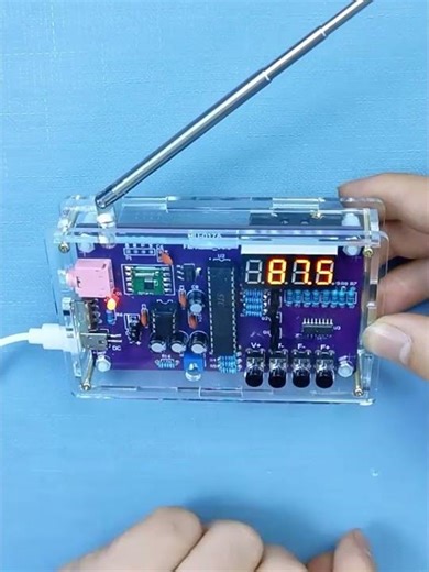 Kit électronique Radio FM à monter soi-même, fréquence réglable