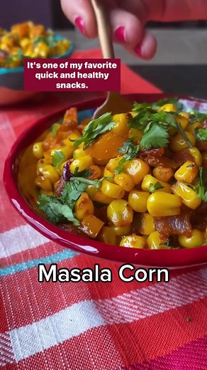 Easy Masala Corn Chaat Recipe for a Healthy Snack | Indian Corn Recipe