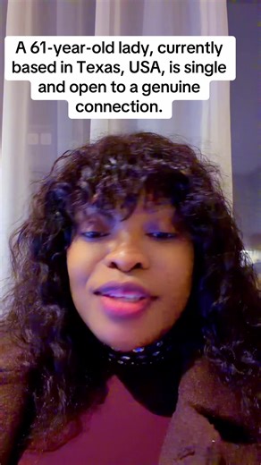 A 61-year-old lady, currently based in Texas, USA, is single and open to a genuine connection. 👉 If you’re interested, please join the group or reach out to me directly on WhatsApp. 🔗 Join the group: https://skool.com/dating-with-mimi-4250 📞 WhatsApp / Phone: 353 87 095 9588 Serious and respectful inquiries only.