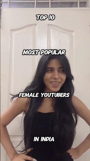 Top 10 Most Popular Female Youtubers in India 🎀✨#femaleyoutuber #shorts