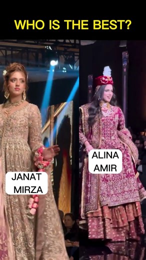 Jannat Mirza vs Alina Aamir | Who Is Best in Ramp Walk? 👠🔥