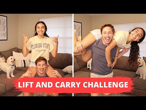 COUPLES LIFT AND CARRY CHALLENGE *SO FUNNY*