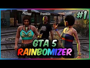 GTA 5 - But Everything Is RANOMIZED! (GTA Rainbomizer Mod)