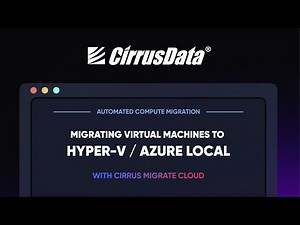 Automated Compute Migration: Azure Local or Hyper-V