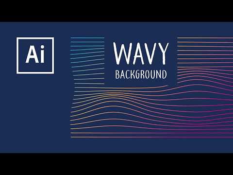Tutorial - How to create Cool Wavy Lines in Adobe Illustrator CC