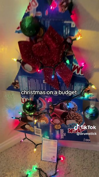 drumstick tree ahh #drumstick #christmas #sigma #snack #fyp | drumstick