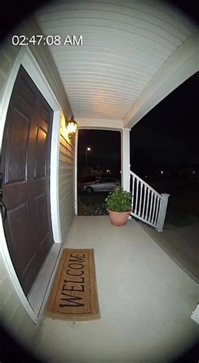 A Ring doorbell camera captures the most terrifying footage yet as a massive shadow demon crawls across the porch ceiling with its limbs bending backwards. The porch lights flicker violently as the creature defies gravity in this bone-chilling encounter.