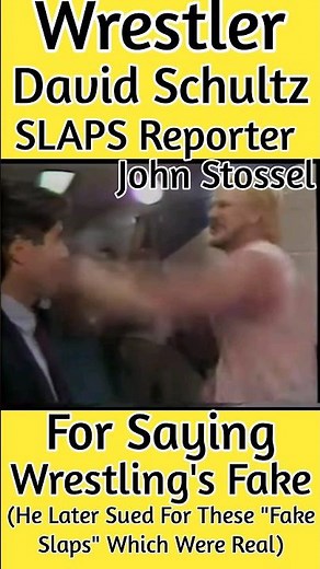 Wrestler David Schultz SLAPS Reporter John Stossel!