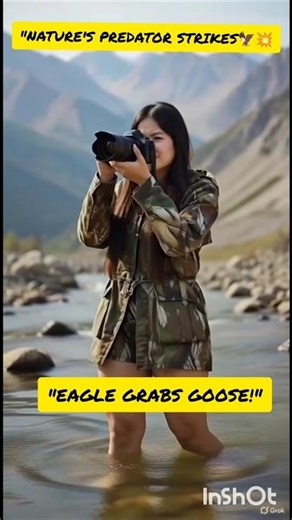 Epic Eagle Attack: Goose Fights for Life! || #wildlife #baldeagle #nature #eaglehunting